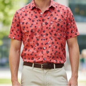 Good Man Brand Linen Camp Shirt